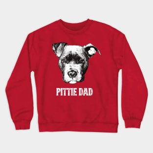 American Pit Bull Terrier Dad Crewneck Sweatshirt